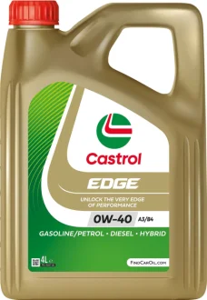 Фото 1 - олива моторна EDGE 0W-40 А3/В4 (Каністра 4л) CASTROL 15F6B5 Олива моторна EDGE 0W-40 А3/В4 (Каністра 4л) CASTROL 15F6B5 (фото 1)
