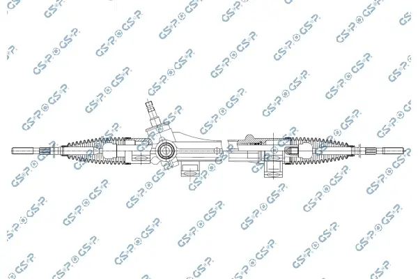 Рейка рул. (eps) toyota prius GSP SR700777 (фото 1)