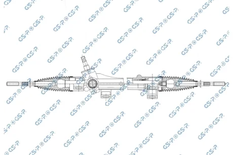 Рейка рул. (eps) toyota prius GSP SR700777