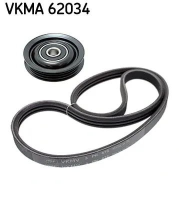 Роликовий модуль натягувача ременя (ролик, ремінь) SKF VKMA 62034 (фото 1)