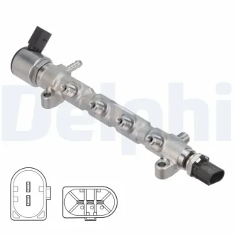 VW Паливна рампа CRAFTER, TRANSPORTER 2.0 16- Delphi 28387801-12B1