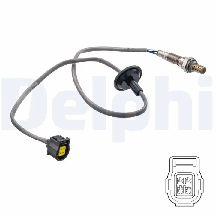 DELPHI MITSUBISHI Лямбда-зонд Lancer 1.6,1.8,2.0 Delphi ES21335-12B1 (фото 1)