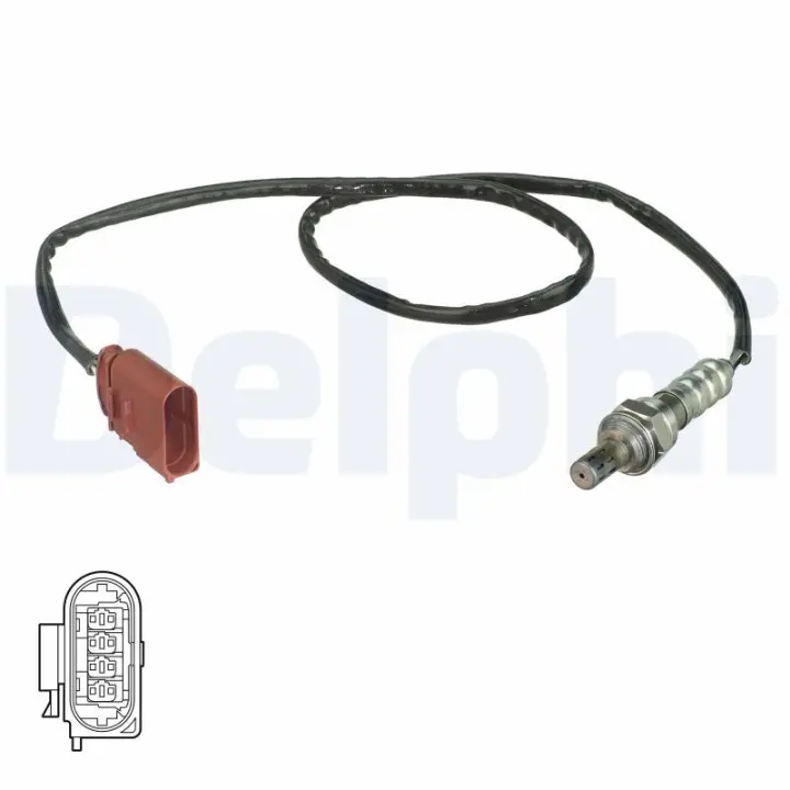 DELPHI AUDI Кисневий датчик A4 B5 1.6 94- Delphi ES21311-12B1 (фото 1)