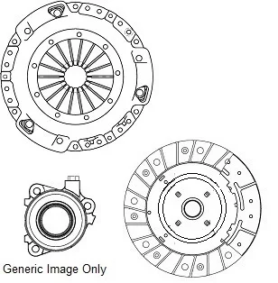 Комплект зчеплення з вижимним BOXER/JUMPER 10- (258mm) NATIONAL CK10480-74