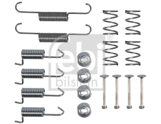 Монтажний набір гальмівної колодки SUBARU FORESTER, IMPREZA, LEGACY II, LEGACY III 1.5-2.5 08.92-06.09 FEBI BILSTEIN 182565 (фото 1)