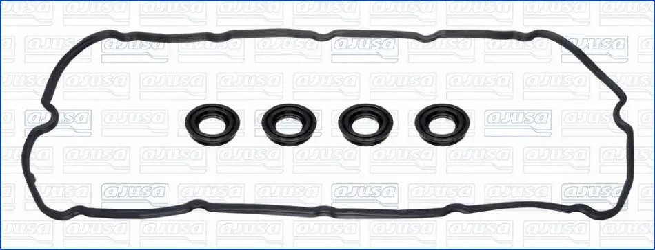 Прокладка клапанної кришки (к-кт) Citroen Jumper II/ Ford Transit (00-) 2.2, 2.4d Ajusa AJUSA 56062700 (фото 1)