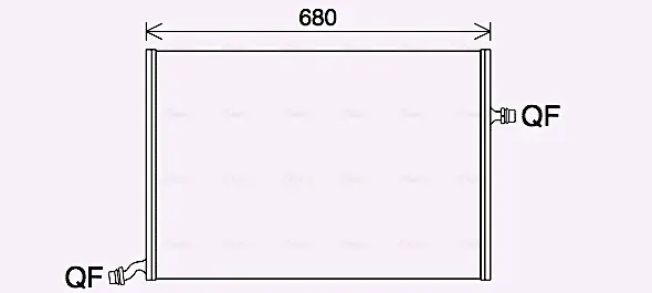 AVA DB Радіатор системи охолодження двигуна C-CLASS (W205) 15-, C-CLASS T-Model (S205) 14- AVA COOLING MS2712 (фото 1)