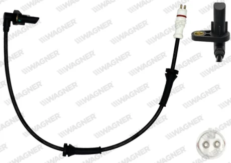 Датчик ABS зад. LOGAN 04- Пр. (435 мм) WAGNER ABS00075