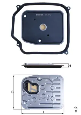 (KNECHT) MAHLE / KNECHT HX272D1 (фото 1)