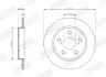 TOYOTA Гальмівний диск COROLLA 1.6 VVTi 19- Jurid 563819JC (фото 1)