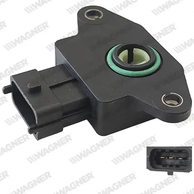 OPEL датчик дросельної заслонки Asta G, Omega B NISSAN Micra -02 HYUNDAI Accent, Elantra, Getz WAGNER THR00009 (фото 1)