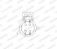 FORD Кисневий датчик C-MAX 1.8, 2.0 07-, FOCUS III 1.6 10-, MONDEO IV 2.0, 2.3 07-, VOLVO WAGNER LBS00408 (фото 3)