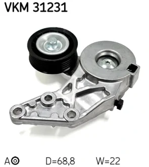 Ролик модуля натягувача ременя SKF VKM 31231