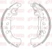FIAT гальм. колодки задн. 500/Tipo/Fiorino 07- REMSA 4446.00 (фото 1)