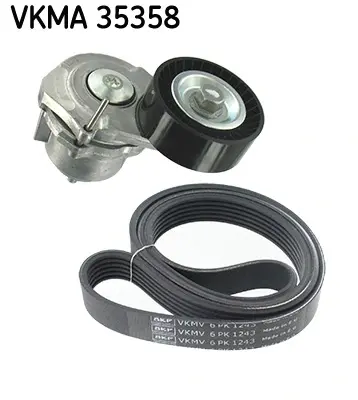 Роликовий модуль натягувача ременя (ролик, ремінь) SKF VKMA 35358 (фото 1)
