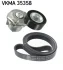 Роликовий модуль натягувача ременя (ролик, ремінь) SKF VKMA 35358