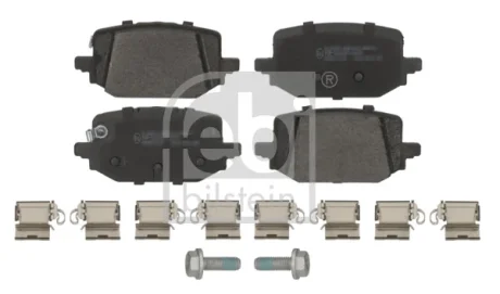 Комплект гальмівних колодок задн, NISSAN QASHQAI III, X-TRAIL IV 1.3H/1.5H 04.21- FEBI BILSTEIN 184228