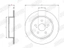 JURID TOYOTA Гальмівний диск задній C-HR (_X1_) 1.2/1.8 16- Jurid 563757JC (фото 2)