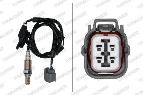 HONDA Кисневий датчик (лямбда-зонд) Accord VII 2.0/2.4 03- WAGNER LBS00537