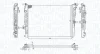 Радіатор двигуна (мкпп) RENAULT FLUENCE, GRAND SCENIC III, MEGANE, MEGANE III, SCENIC III 1.6-2.0 11.08- MAGNETI MARELLI 350213199300 (фото 2)