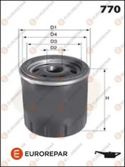 EUROREPAR 8421230090 ФІЛЬТР ОЛИВИ Eurorepar 1616164480