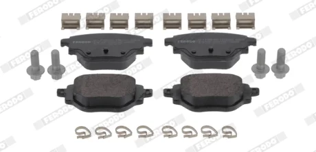 Комплект гальмівних колодок задн, CITROEN C4 III, C4 X JEEP AVENGER OPEL CORSA F PEUGEOT 2008 II, 208 II 1.2-Electric 06.19- FERODO FDB5196