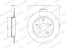 Комплект гальмівних дисків (2 шт) задн TOYOTA COROLLA 1.5/1.6 01.19- FERODO DDF3174C (фото 1)