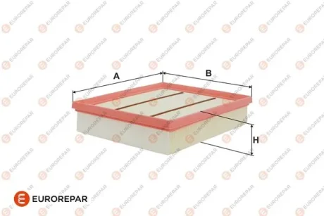 EUROREPAR - ЕЛЕМЕНТ ПОВІТР. ФІЛЬТРУ Eurorepar 1694146580