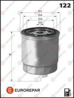 EUROREPAR - ФІЛЬТР ПАЛИВНИЙ ДИЗ. Eurorepar E148086