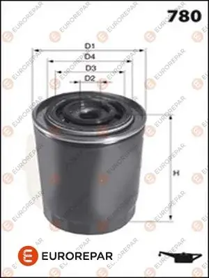 EUROREPAR - ФІЛЬТР ОЛИВИ Eurorepar E149144 (фото 1)