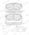 Комплект гальмівних колодок передн, HYUNDAI H350 2.5D 04.15- FERODO FDB5397 (фото 2)
