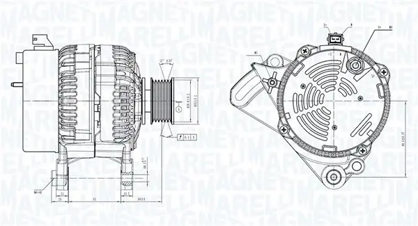 VW Генератор SEAT, SKODA 91- MAGNETI MARELLI 063730733010 (фото 1)