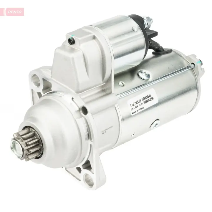 Стартер (12В, 1,8кВт, новий із заставою) AUDI A2, A3 SEAT ALHAMBRA, AROSA, CORDOBA, CORDOBA VARIO, IBIZA II, IBIZA III, INCA, LEON, TOLEDO I, TOLEDO II SKODA FABIA I 1.4D-2.8 08.88-12.10 DENSO DSN3045 (фото 1)