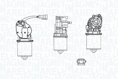 RENAULT Двигун склоочисника MASTER II 01- MAGNETI MARELLI 064379700010