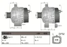 Генератор (14В, 95А, новий) DACIA LOGAN, LOGAN II, LOGAN MCV II, SANDERO, SANDERO II NISSAN KUBISTAR RENAULT CLIO II, KANGOO, KANGOO EXPRESS, LOGAN/STEPWAY II, THALIA I, THALIA II 1.0-1.2LPG 08.97- DENSO DAN3018 (фото 3)