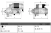 Стартер (12В, 1,4кВт, новий із заставою) DS DS 3, DS 4 CITROEN BERLINGO, BERLINGO MULTISPACE, C1, C2, C2 ENTERPRISE, C3 I, C3 II, C3 III, C3 PICASSO, C3 PLURIEL, C35, C4, C4 CACTUS 1.4D-2.2D 11.73- DENSO DSN3019 (фото 3)