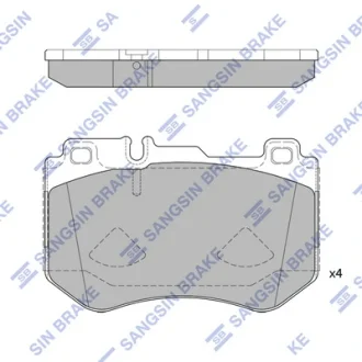 Колодки гальмівні передні MB C-CLASS (W205) (14-) HI-Q Hi-Q (SANGSIN) SP4192