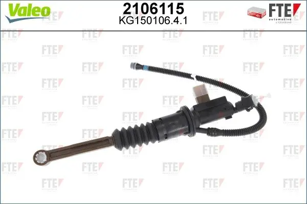 VALEO CITROEN Головний циліндр зчеплення CITROEN BERLINGO, DS5 PEUGEOT 3008, PARTNER, PARTNER TEPEE 1.2/1.6/1.6D 04.10- Valeo 2106115 (фото 1)