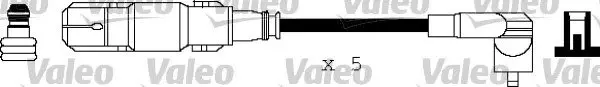 VALEO VW дроти високої напруги (5шт.) 2,3: Bora, Passat SEAT Toledo 2,3 Valeo 346123 (фото 1)