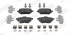 TOYOTA Колодки гальмівні задні COROLLA 1.2-2.0H 10.18- Jurid 574056J (фото 1)