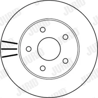 JURID JEEP диск гальмівний передн.Grand Cherokee 01- Jurid 562147JC