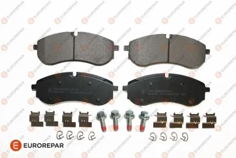 Гальмівні колодки зад. VW Crafter 2.0 TDI 16- Eurorepar 1689800980 (фото 1)