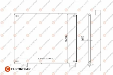 Конденсер кондиціонера Eurorepar 1618099880