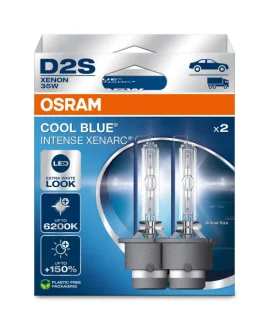 Лампа (Набір 2шт) D2S 85В 35Вт P32D-2 Cool Blue Intense NextGen 6200K OSRAM 66240CBN-2HB