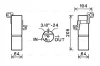 AVA DB Осушувач S-CLASS (W221, V221) 05-, S-CLASS (C216) 06- AVA COOLING MSD598 (фото 1)
