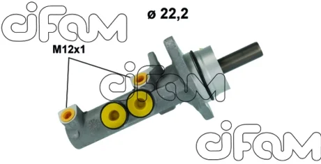 VW головний гальмівний циліндр BEETLE 11-19, GOLF V 06-08, JETTA III 04-10, SKODA OCTAVIA III 04-06, SEAT ALTEA 04- CIFAM 202-1258