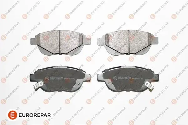 Гальмівні колодки перед. FIAT 500L 12- Eurorepar 1675989480 (фото 1)