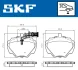 LANDROVER колодки гальмівні задні Discovery,Range Rover I,II 86- SKF VKBP 90506 E (фото 2)