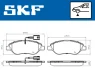 FIAT гальмівні колодки передн. Bravo, Stilo SKF VKBP 80395 E (фото 2)