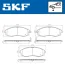 HYUNDAI гальмівні колодки передн. H-1 97- SKF VKBP 80879 A (фото 2)